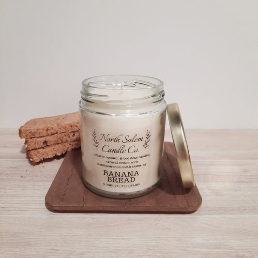 Banana Bread Candles | Non-Toxic Organic Beeswax and Coconut Wax Blend Candles