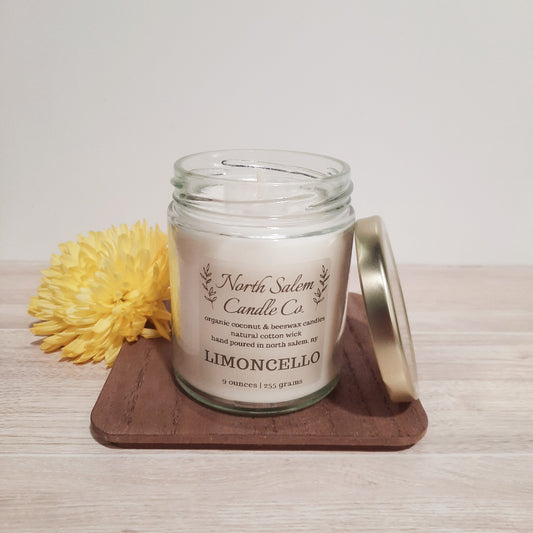 Limoncello Candles | Non-Toxic Organic Beeswax and Coconut Wax Blend Candles